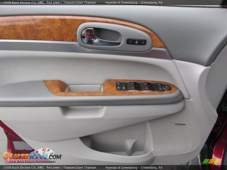 2008 Buick Enclave CXL AWD Red Jewel / Titanium/Dark Titanium Photo #13