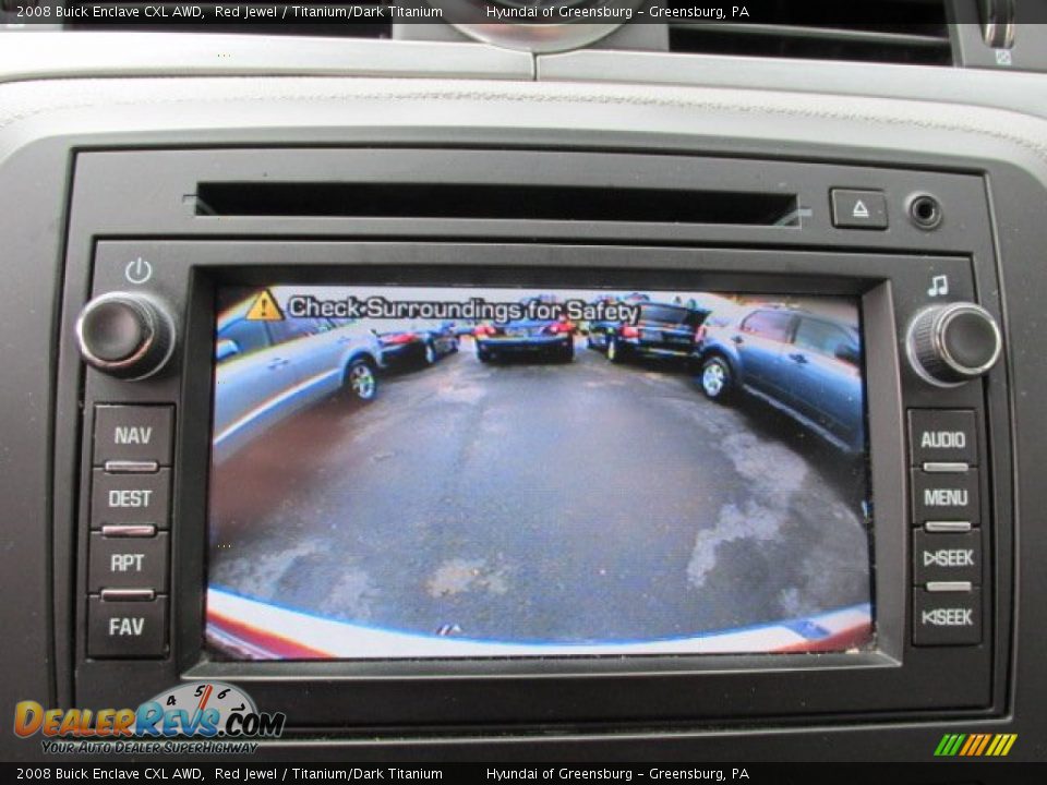2008 Buick Enclave CXL AWD Red Jewel / Titanium/Dark Titanium Photo #17