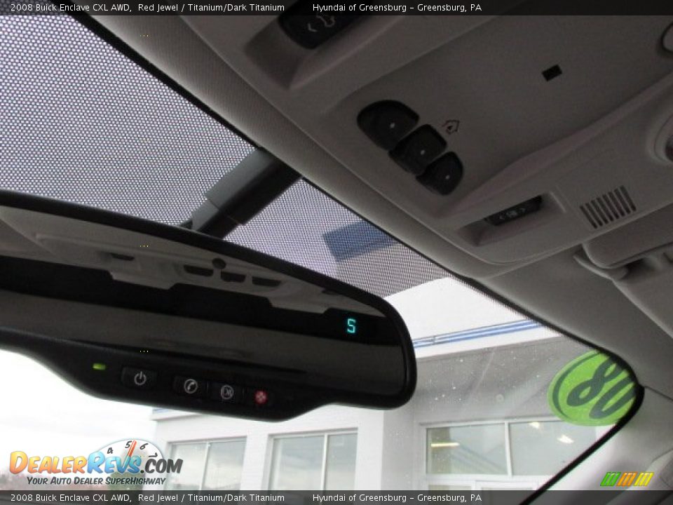2008 Buick Enclave CXL AWD Red Jewel / Titanium/Dark Titanium Photo #18