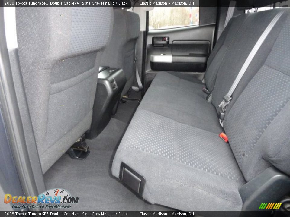 2008 Toyota Tundra SR5 Double Cab 4x4 Slate Gray Metallic / Black Photo #9