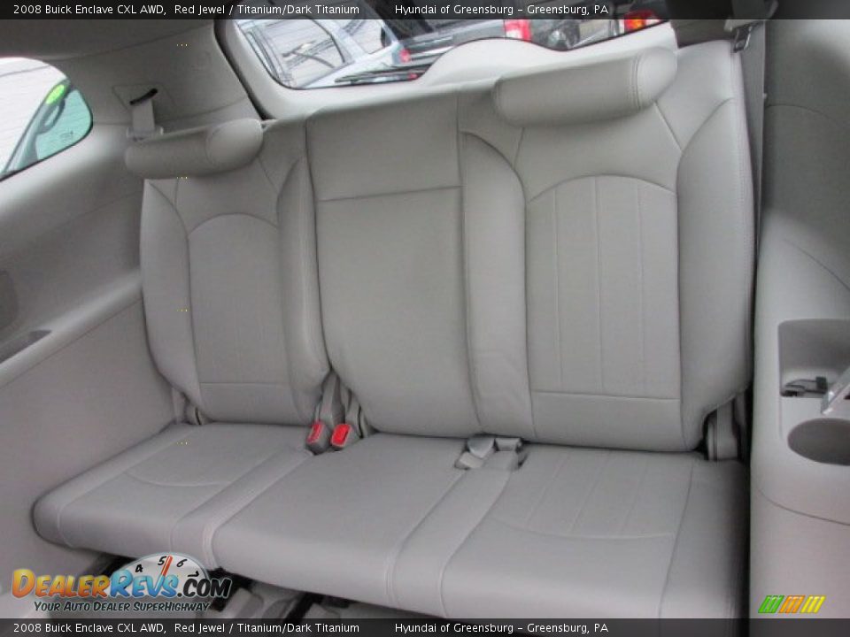 2008 Buick Enclave CXL AWD Red Jewel / Titanium/Dark Titanium Photo #20