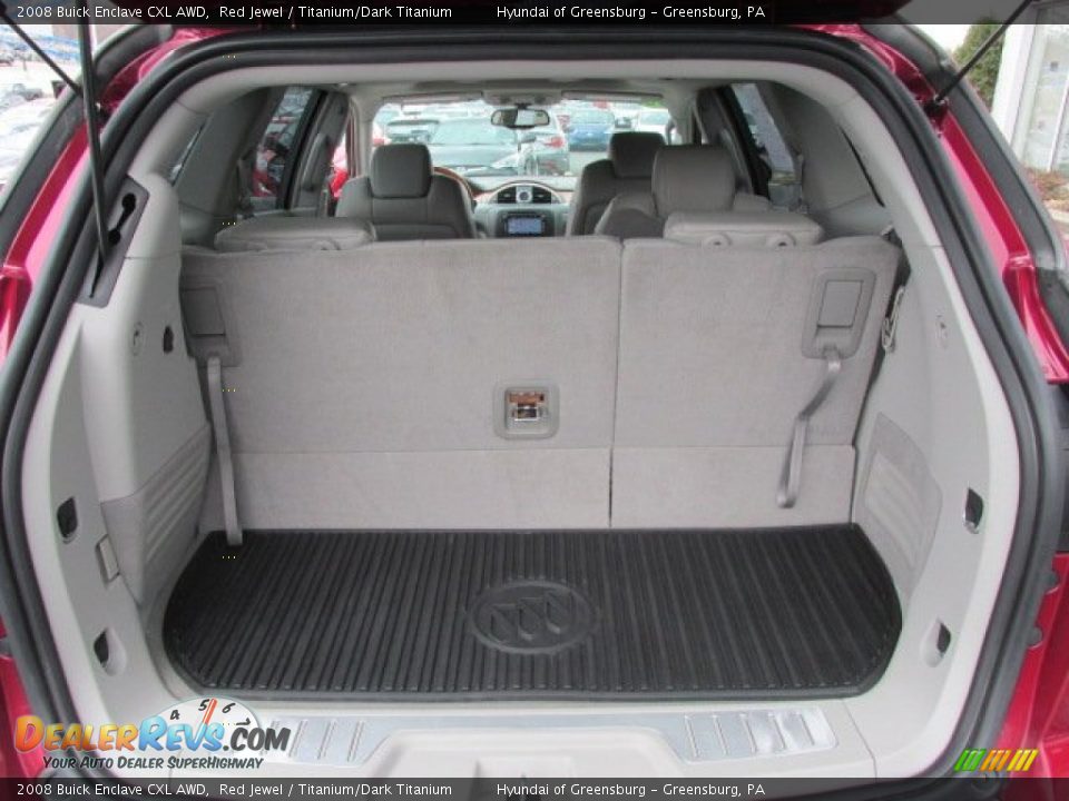 2008 Buick Enclave CXL AWD Red Jewel / Titanium/Dark Titanium Photo #21