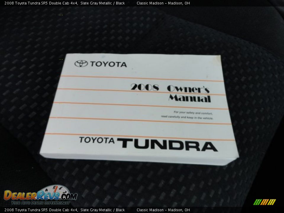2008 Toyota Tundra SR5 Double Cab 4x4 Slate Gray Metallic / Black Photo #16
