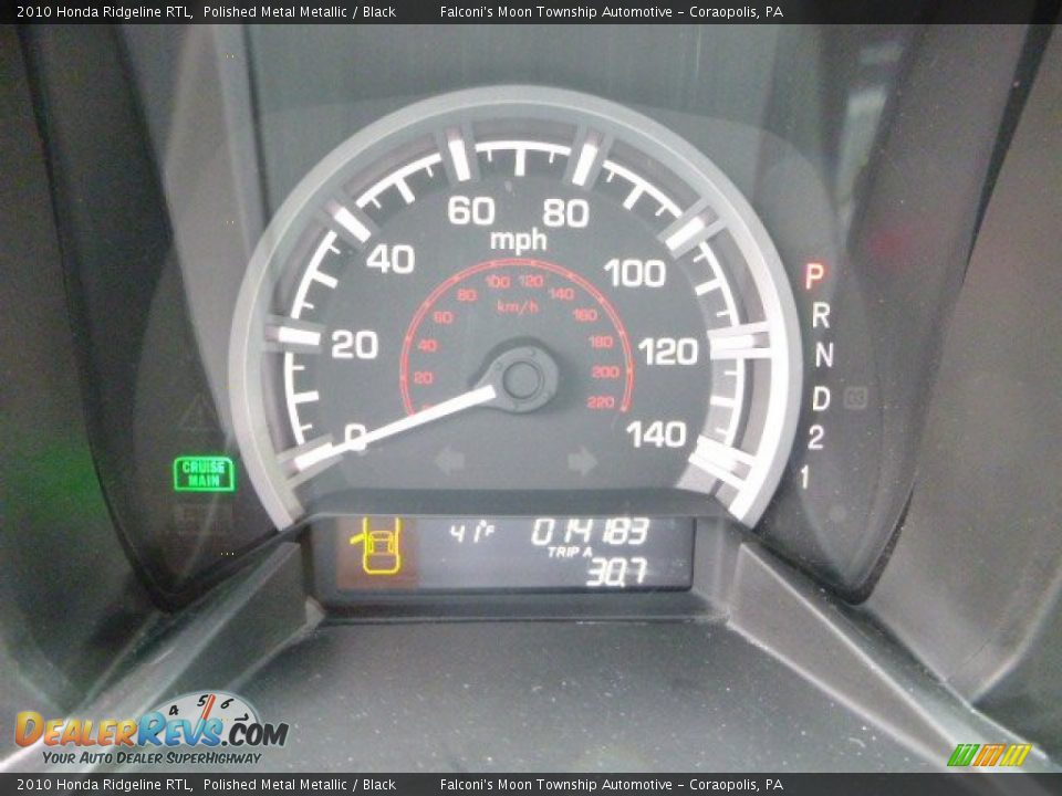 2010 Honda Ridgeline RTL Polished Metal Metallic / Black Photo #25