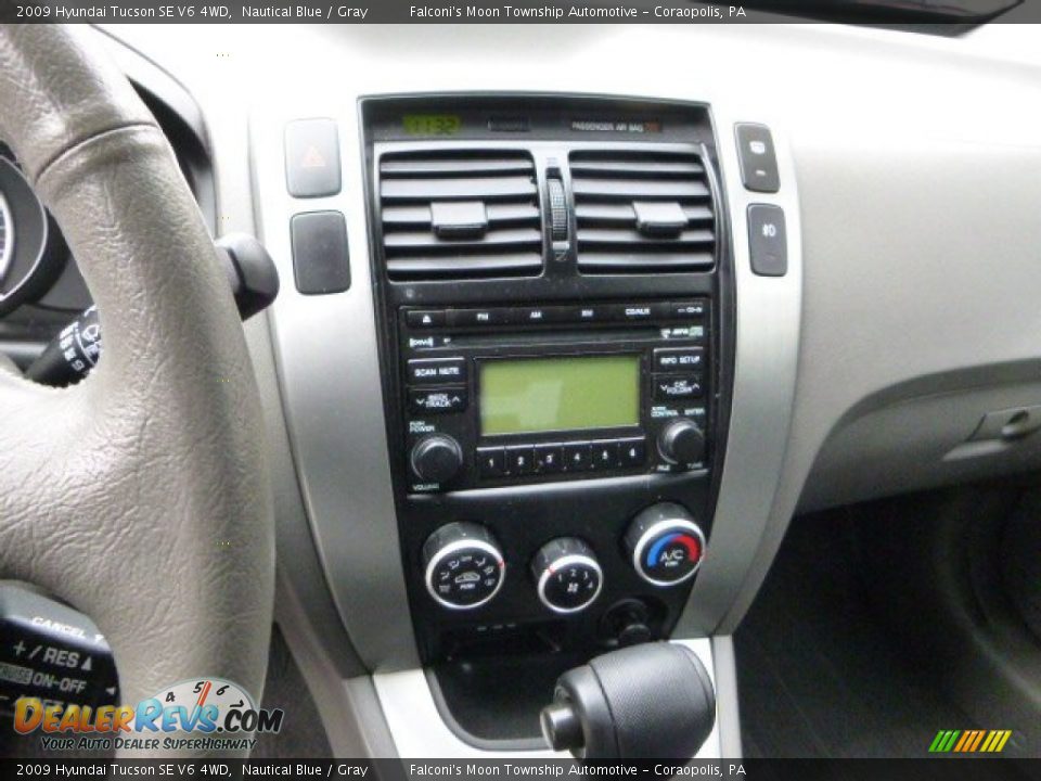 2009 Hyundai Tucson SE V6 4WD Nautical Blue / Gray Photo #23