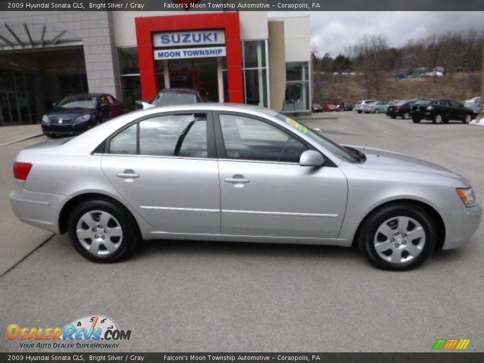 2009 Hyundai Sonata GLS Bright Silver / Gray Photo #2