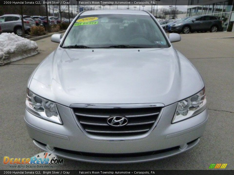2009 Hyundai Sonata GLS Bright Silver / Gray Photo #8