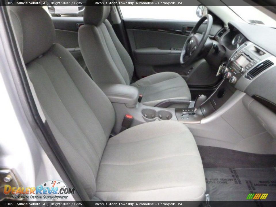 2009 Hyundai Sonata GLS Bright Silver / Gray Photo #10