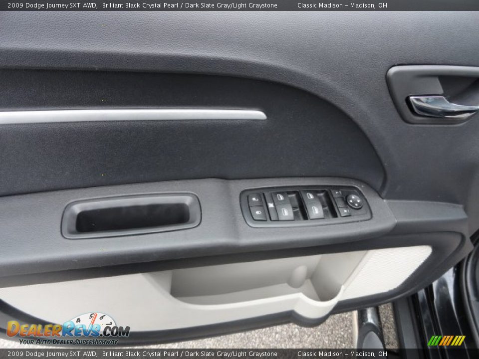 2009 Dodge Journey SXT AWD Brilliant Black Crystal Pearl / Dark Slate Gray/Light Graystone Photo #2