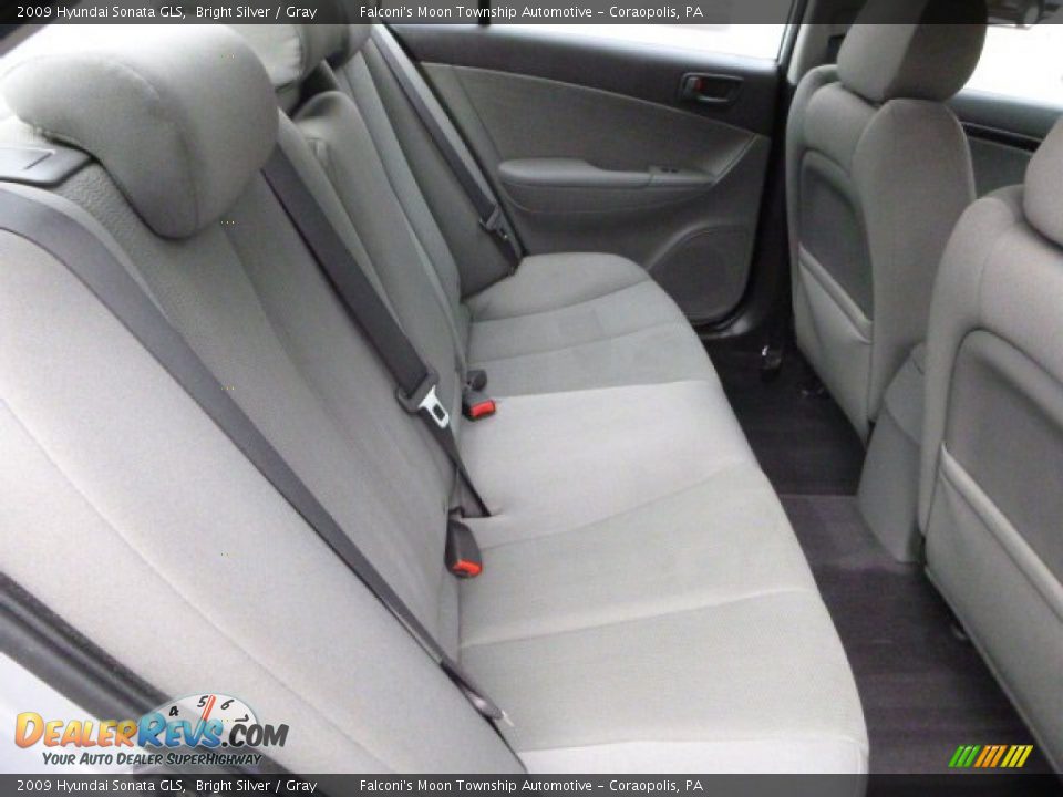 2009 Hyundai Sonata GLS Bright Silver / Gray Photo #13