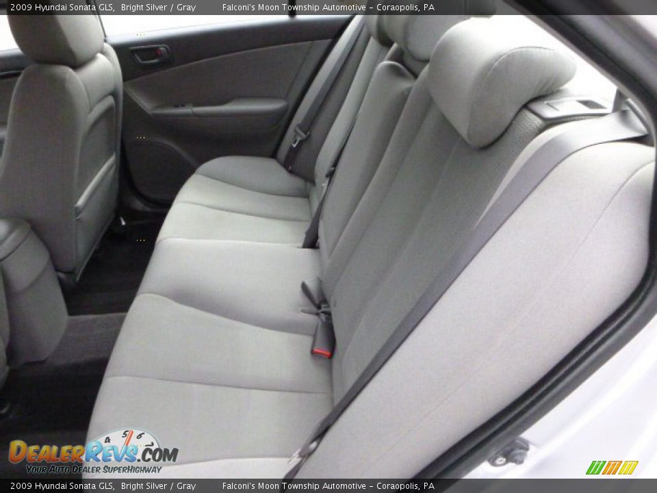 2009 Hyundai Sonata GLS Bright Silver / Gray Photo #16