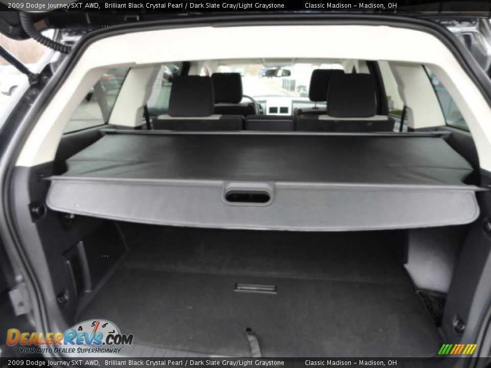 2009 Dodge Journey SXT AWD Brilliant Black Crystal Pearl / Dark Slate Gray/Light Graystone Photo #10