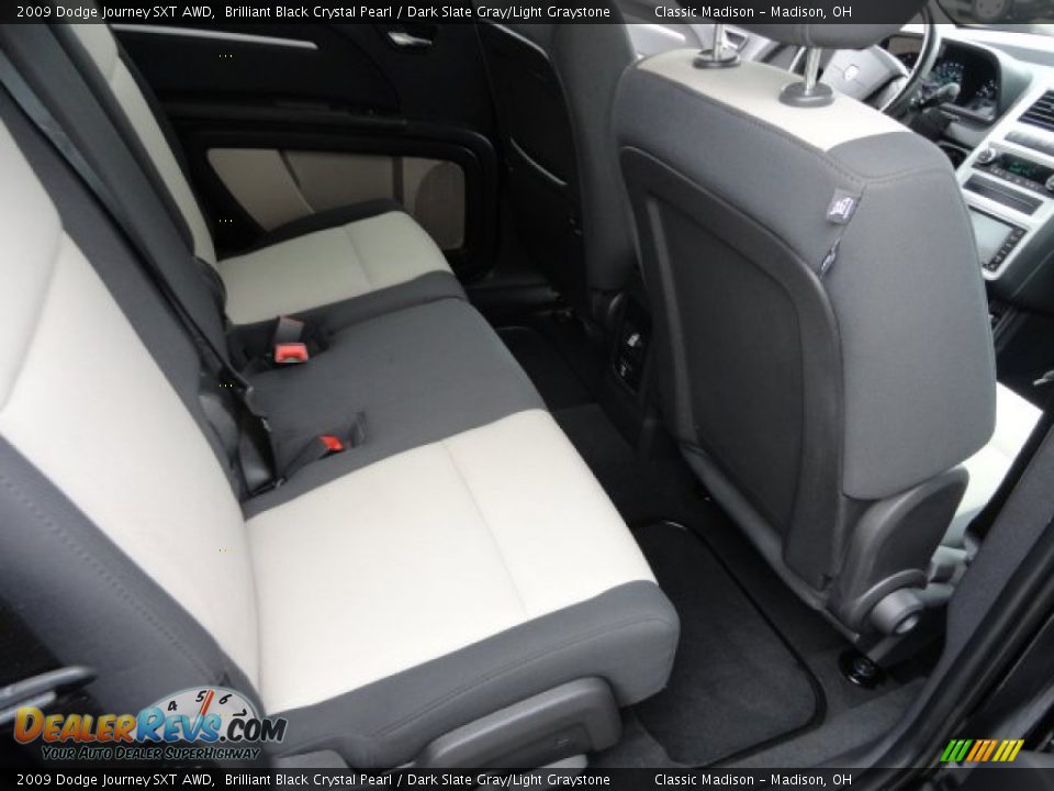 2009 Dodge Journey SXT AWD Brilliant Black Crystal Pearl / Dark Slate Gray/Light Graystone Photo #11