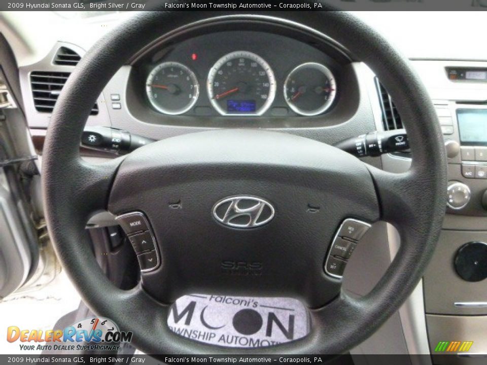 2009 Hyundai Sonata GLS Bright Silver / Gray Photo #22