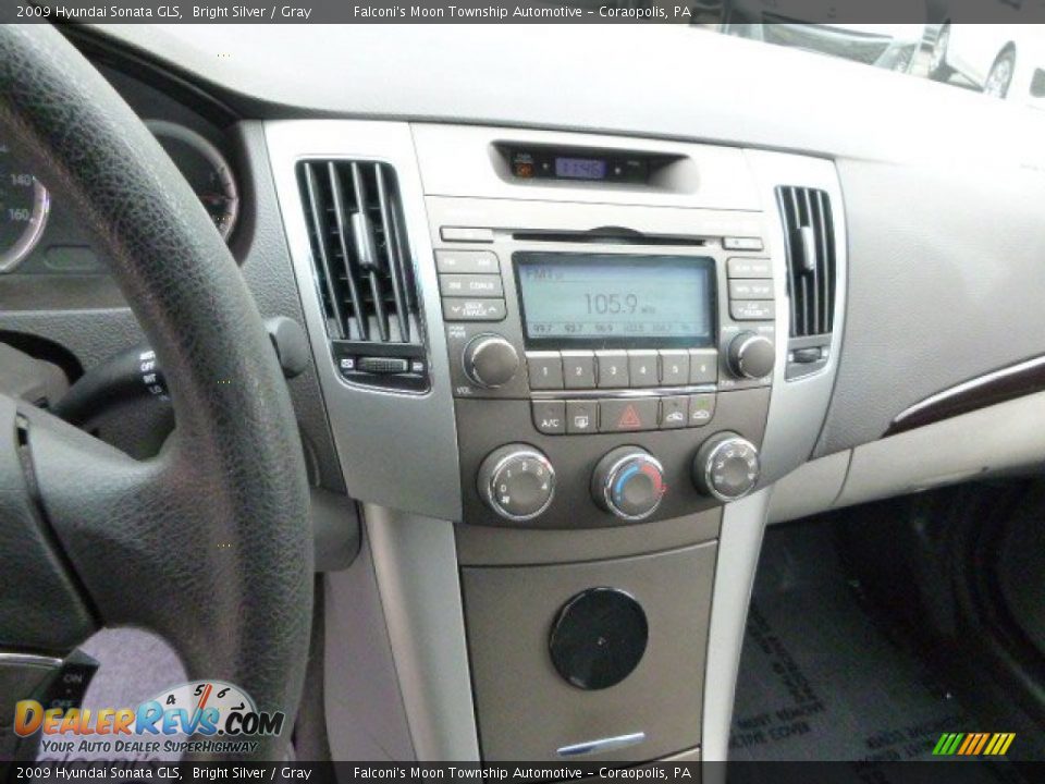 2009 Hyundai Sonata GLS Bright Silver / Gray Photo #23