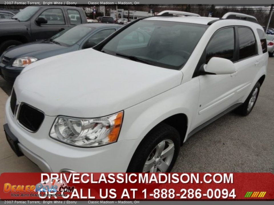 2007 Pontiac Torrent Bright White / Ebony Photo #1