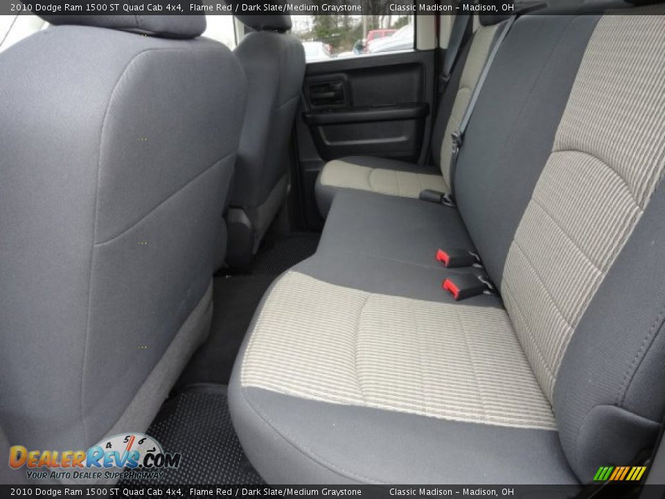 2010 Dodge Ram 1500 ST Quad Cab 4x4 Flame Red / Dark Slate/Medium Graystone Photo #7