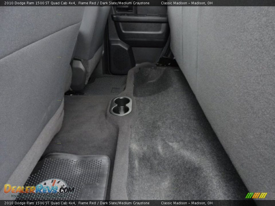 2010 Dodge Ram 1500 ST Quad Cab 4x4 Flame Red / Dark Slate/Medium Graystone Photo #9