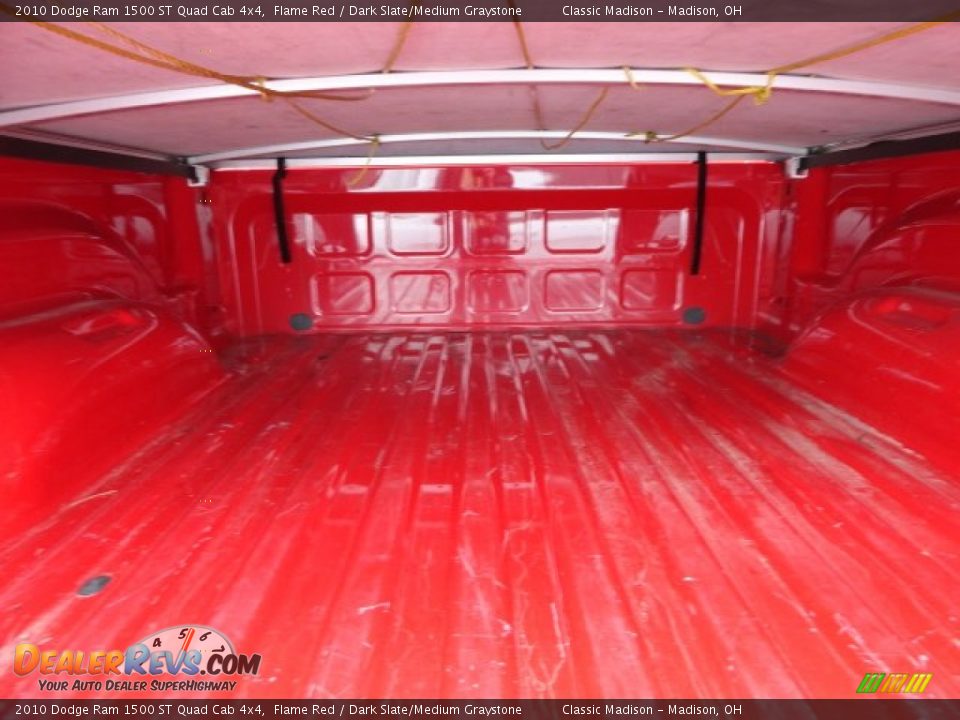 2010 Dodge Ram 1500 ST Quad Cab 4x4 Flame Red / Dark Slate/Medium Graystone Photo #10