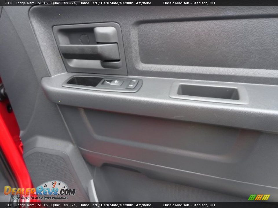 2010 Dodge Ram 1500 ST Quad Cab 4x4 Flame Red / Dark Slate/Medium Graystone Photo #12