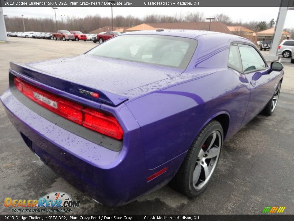 2013 Dodge Challenger SRT8 392 Plum Crazy Pearl / Dark Slate Gray Photo #3