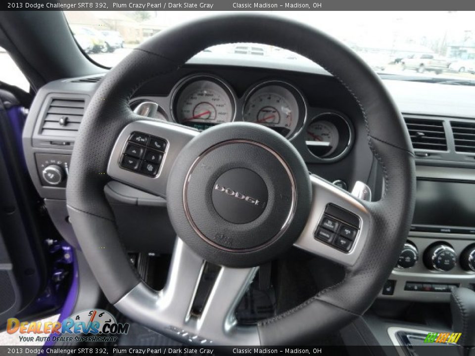 2013 Dodge Challenger SRT8 392 Steering Wheel Photo #11