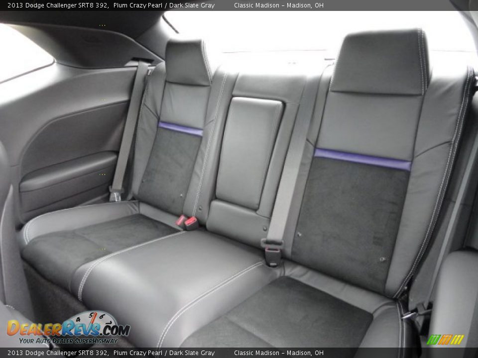 Rear Seat of 2013 Dodge Challenger SRT8 392 Photo #12