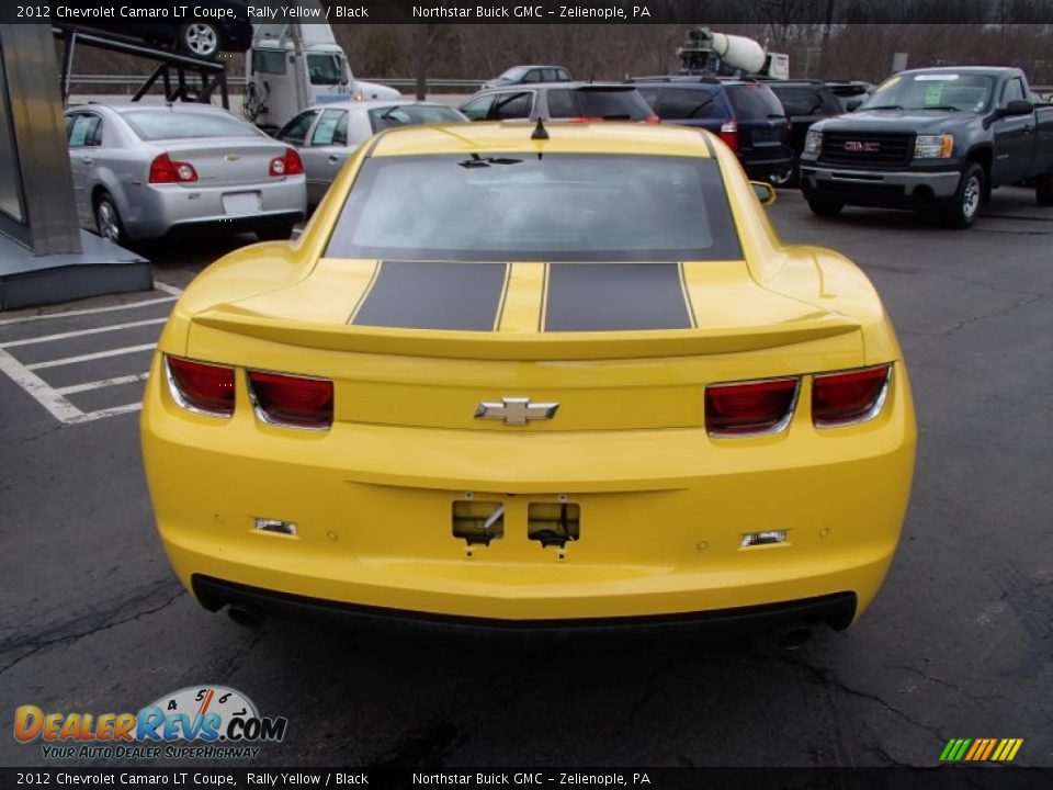2012 Chevrolet Camaro LT Coupe Rally Yellow / Black Photo #7