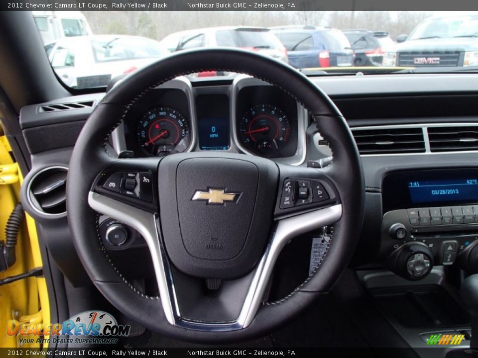 2012 Chevrolet Camaro LT Coupe Rally Yellow / Black Photo #17
