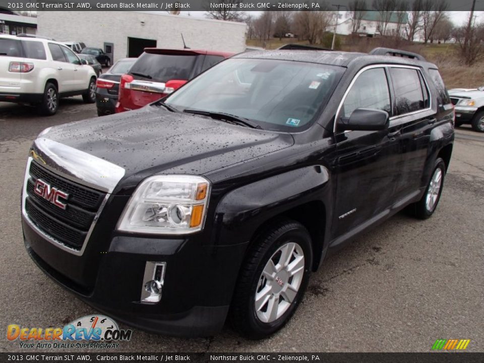 2013 GMC Terrain SLT AWD Carbon Black Metallic / Jet Black Photo #2