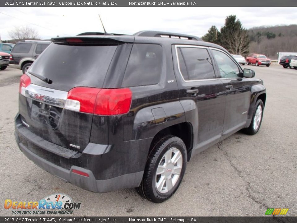 2013 GMC Terrain SLT AWD Carbon Black Metallic / Jet Black Photo #6