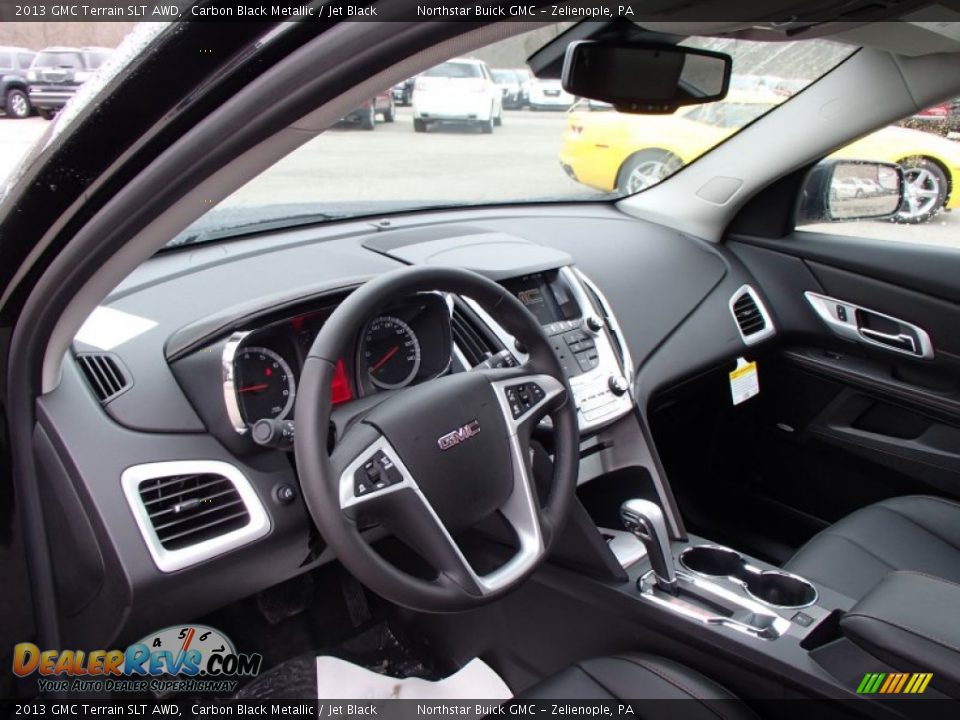 2013 GMC Terrain SLT AWD Carbon Black Metallic / Jet Black Photo #10
