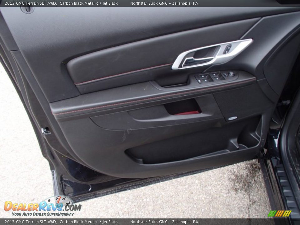 2013 GMC Terrain SLT AWD Carbon Black Metallic / Jet Black Photo #12
