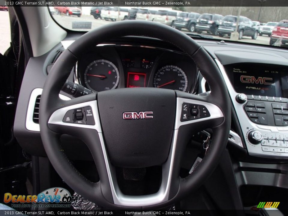 2013 GMC Terrain SLT AWD Carbon Black Metallic / Jet Black Photo #18
