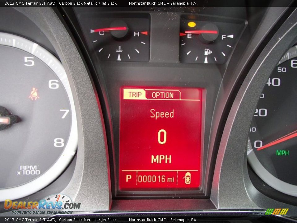 2013 GMC Terrain SLT AWD Carbon Black Metallic / Jet Black Photo #19