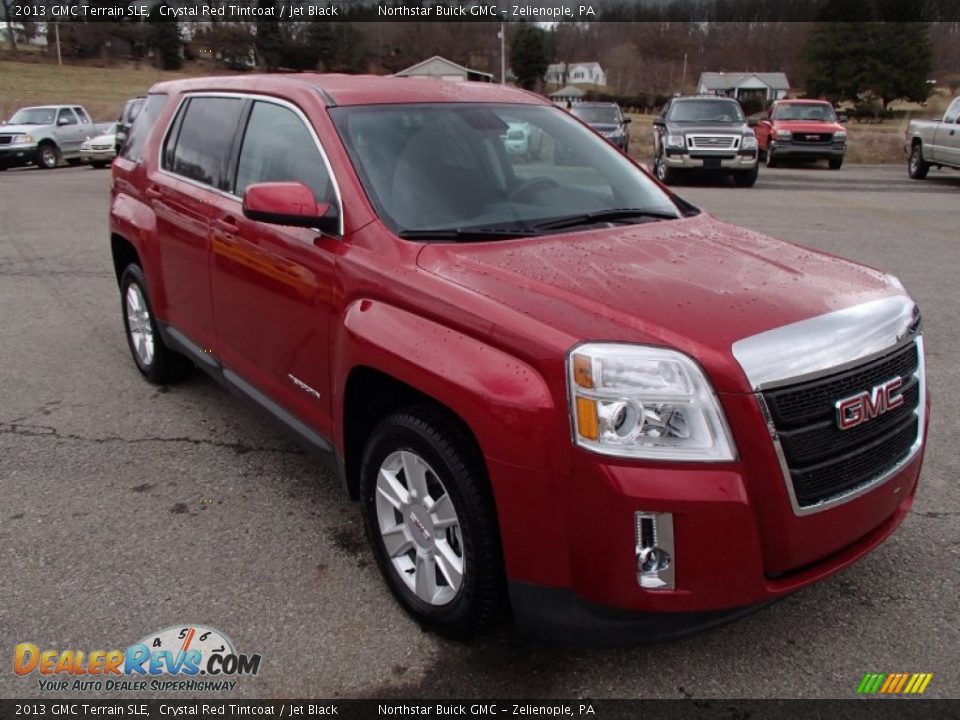 2013 GMC Terrain SLE Crystal Red Tintcoat / Jet Black Photo #4