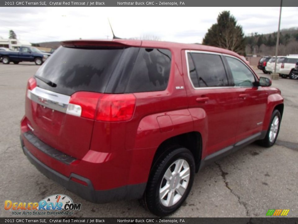 2013 GMC Terrain SLE Crystal Red Tintcoat / Jet Black Photo #6