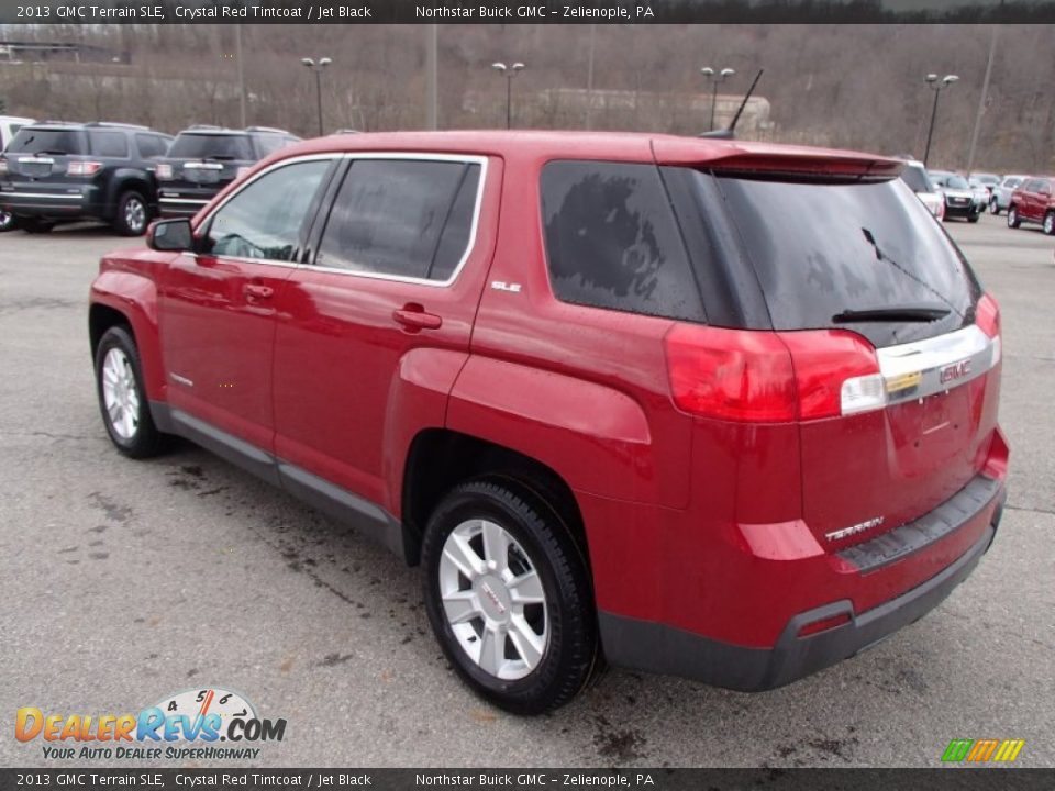 2013 GMC Terrain SLE Crystal Red Tintcoat / Jet Black Photo #8
