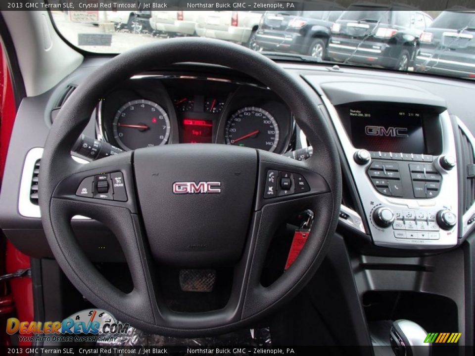 2013 GMC Terrain SLE Crystal Red Tintcoat / Jet Black Photo #18