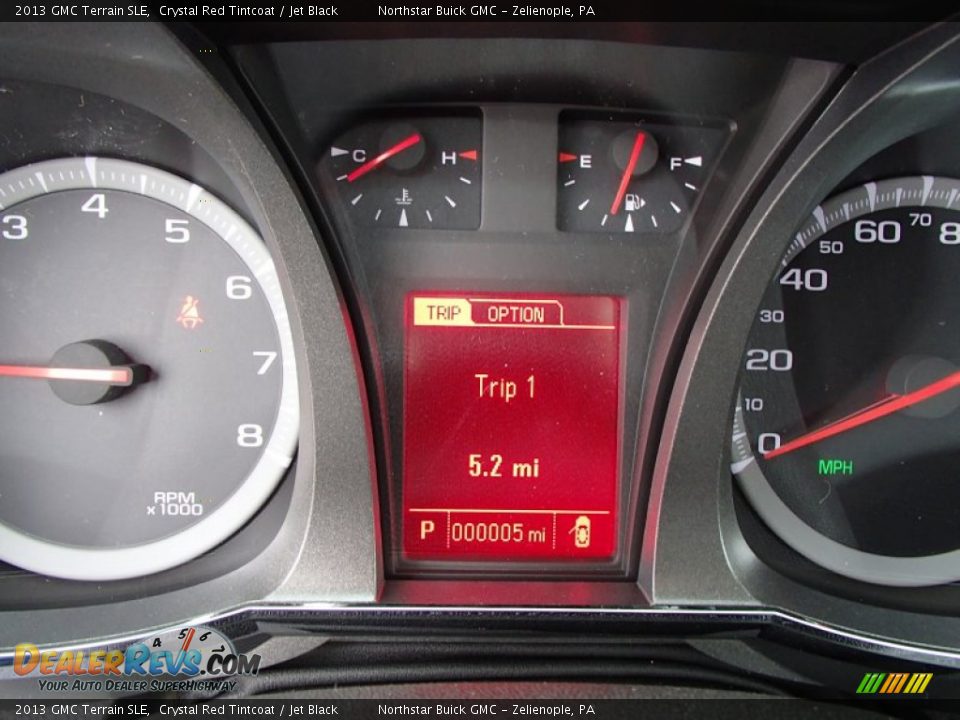 2013 GMC Terrain SLE Crystal Red Tintcoat / Jet Black Photo #19