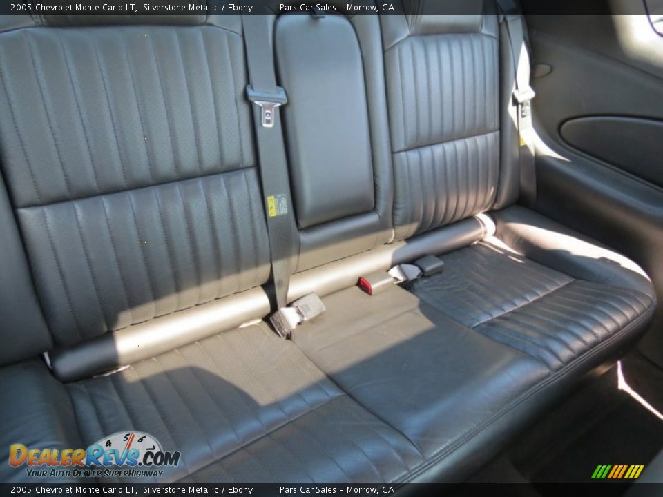 Rear Seat of 2005 Chevrolet Monte Carlo LT Photo #10
