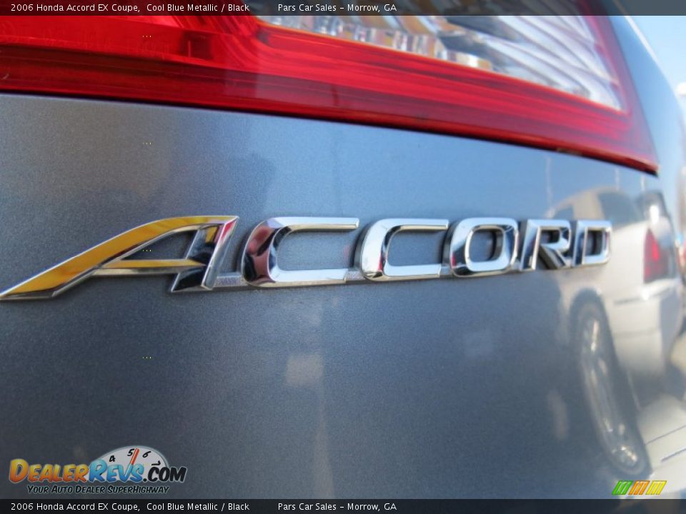 2006 Honda Accord EX Coupe Cool Blue Metallic / Black Photo #10