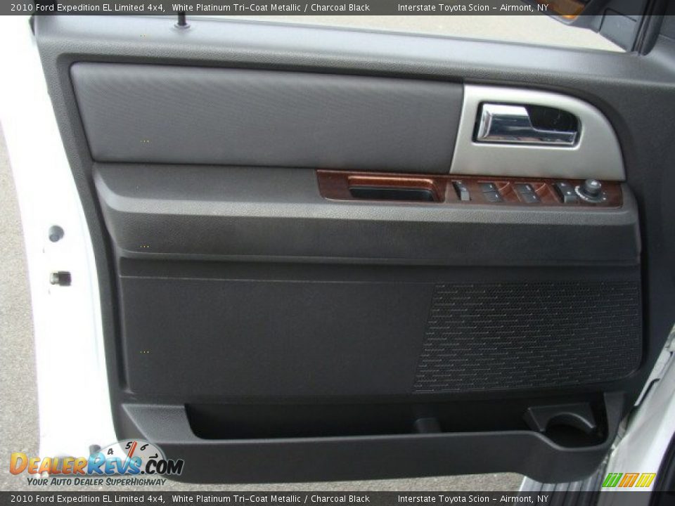 2010 Ford Expedition EL Limited 4x4 White Platinum Tri-Coat Metallic / Charcoal Black Photo #7