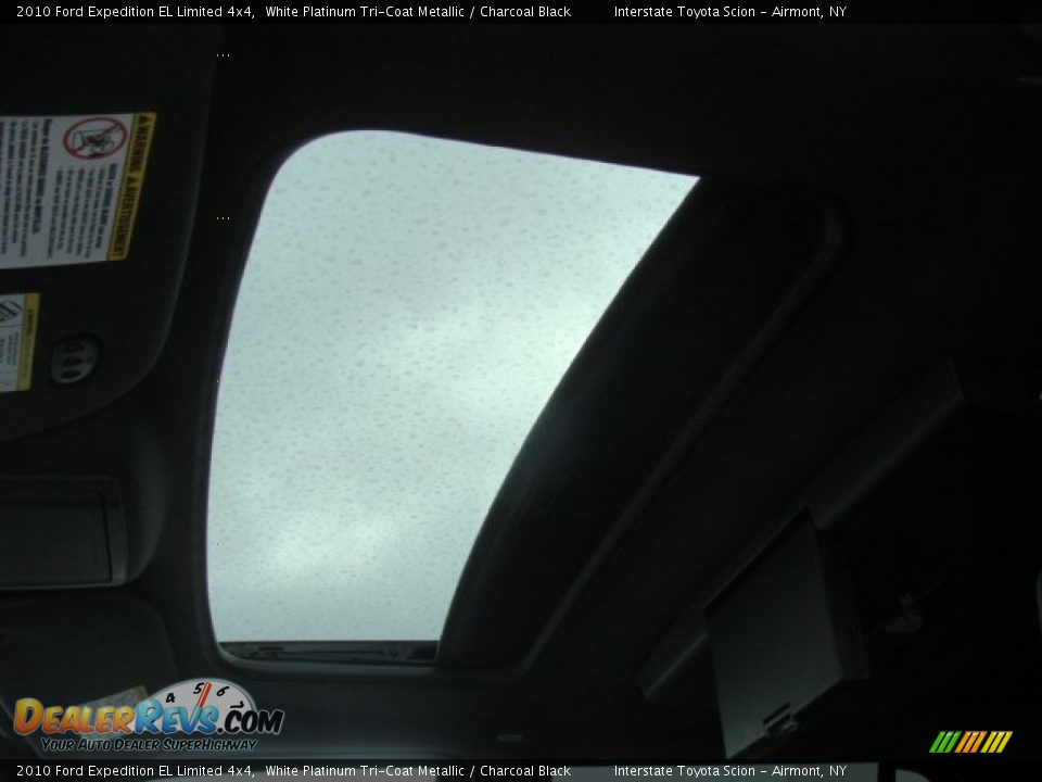 2010 Ford Expedition EL Limited 4x4 White Platinum Tri-Coat Metallic / Charcoal Black Photo #13