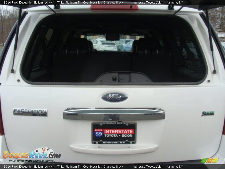2010 Ford Expedition EL Limited 4x4 White Platinum Tri-Coat Metallic / Charcoal Black Photo #21
