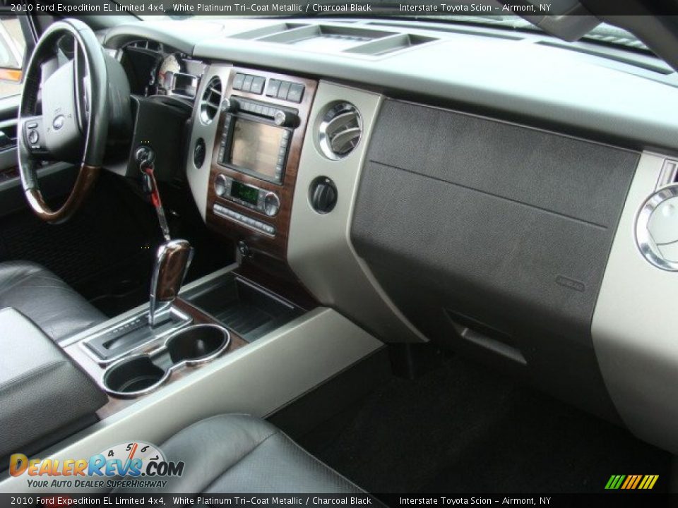 2010 Ford Expedition EL Limited 4x4 White Platinum Tri-Coat Metallic / Charcoal Black Photo #26