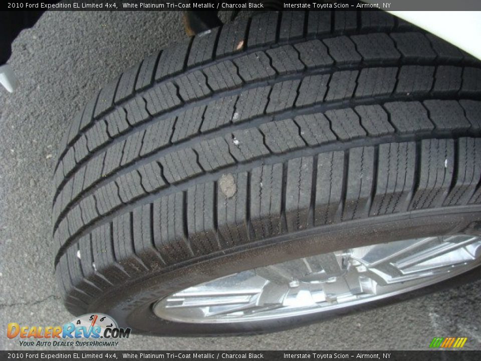 2010 Ford Expedition EL Limited 4x4 White Platinum Tri-Coat Metallic / Charcoal Black Photo #29