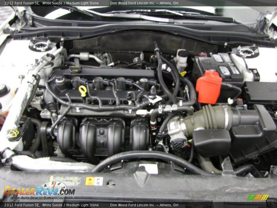 2012 Ford Fusion SE White Suede / Medium Light Stone Photo #5