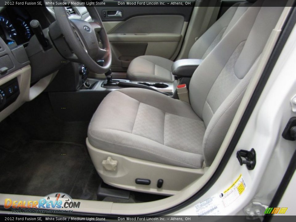 2012 Ford Fusion SE White Suede / Medium Light Stone Photo #6