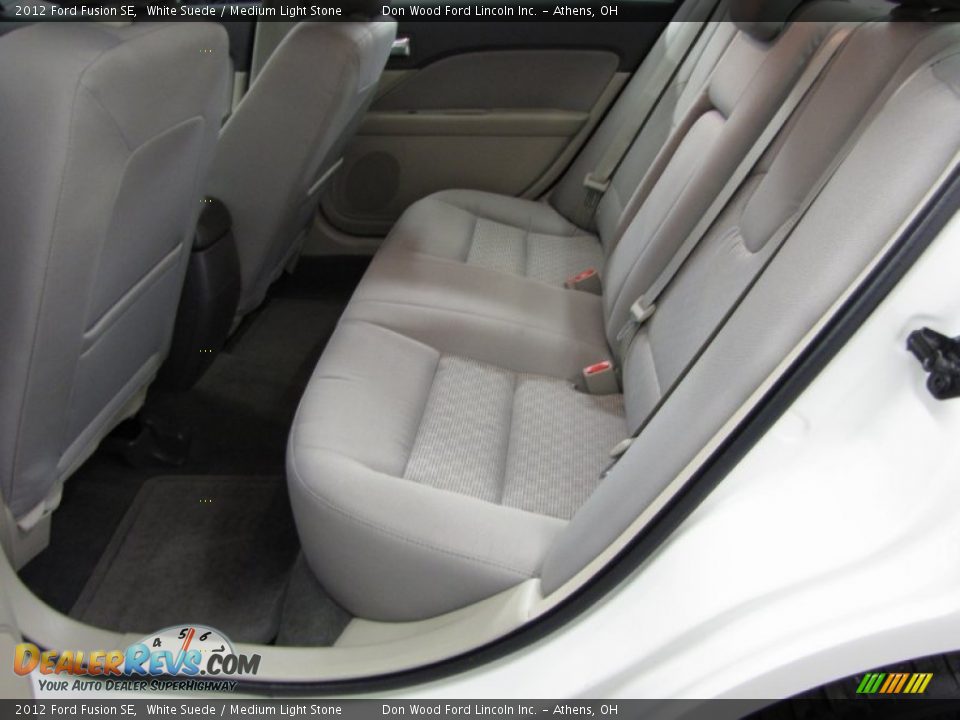 2012 Ford Fusion SE White Suede / Medium Light Stone Photo #7